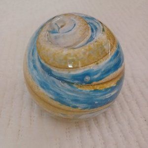 Egg-shaped Glass paperweight